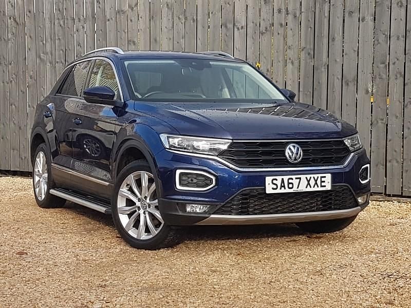 Used VW T-Roc SEL 150 HP (110 kW) 2018 Blue SUV