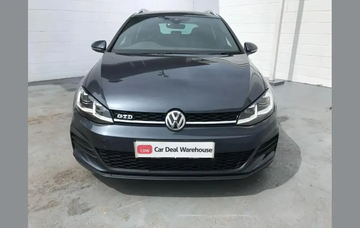 Used VW Golf VII GTD 180 HP (132 kW) 2019 Blue Estate