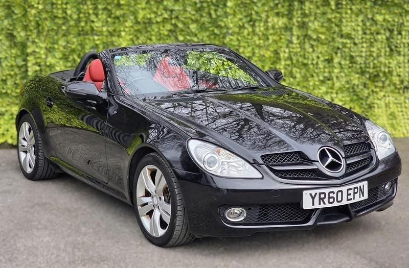 Used Mercedes SLK200 184 HP (135 kW) 2010 Black Cabriolet
