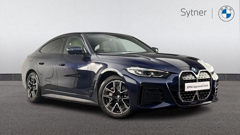 Used BMW i4 M Sport 250 kW (340 HP) 2022 Blue Sedan