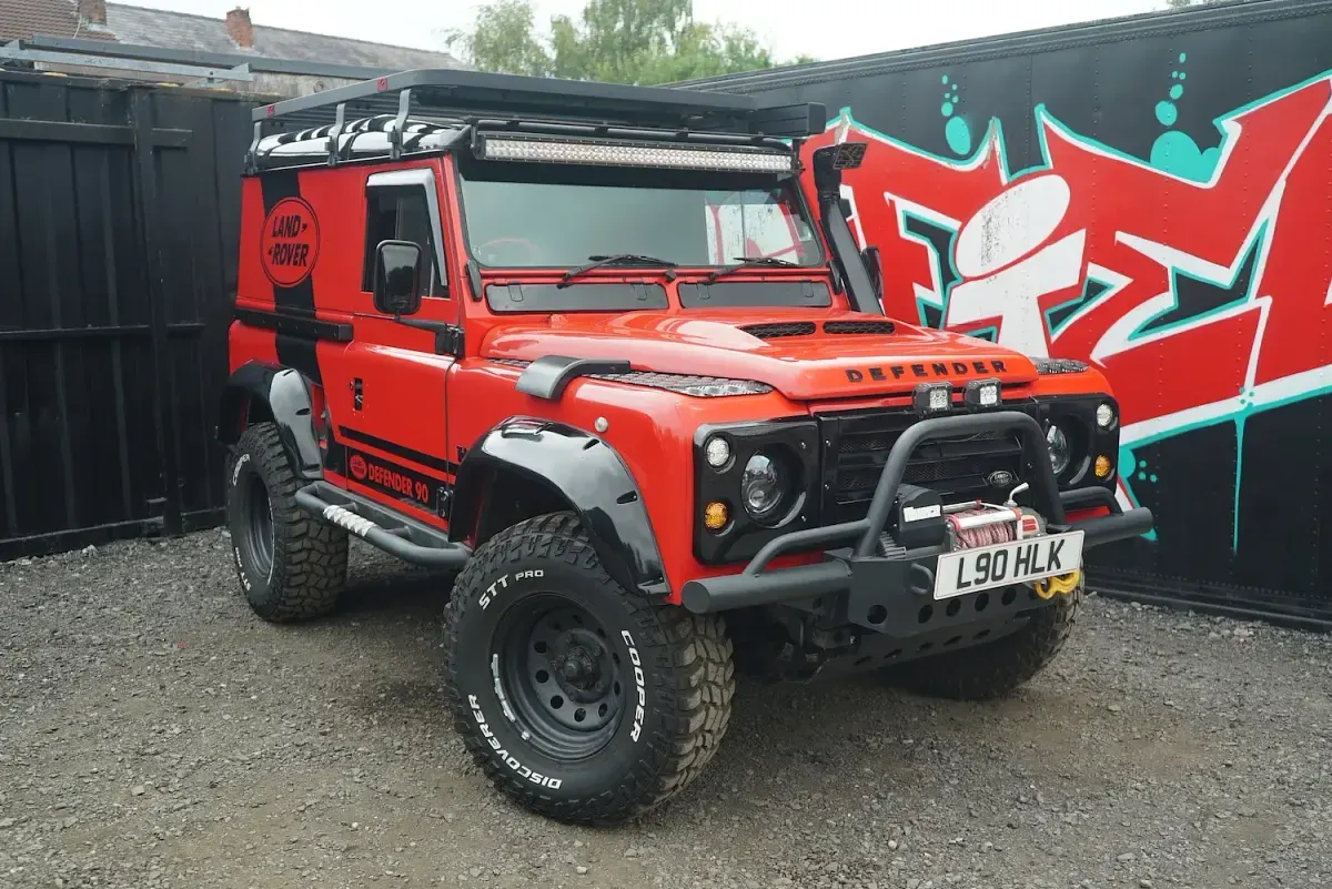 Used Land Rover Defender 1993 Red SUV