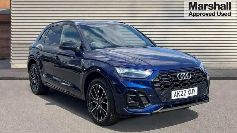 Blue Used 2022 Audi Q5 Comfort SUV | £32,053 (Good price) - Image 1/4