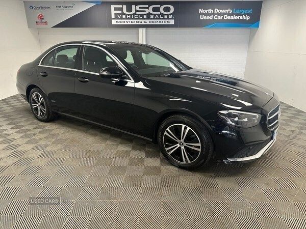 Black Used 2021 Mercedes E220 Sedan | £24,390 (Fair price) - Image 1/4