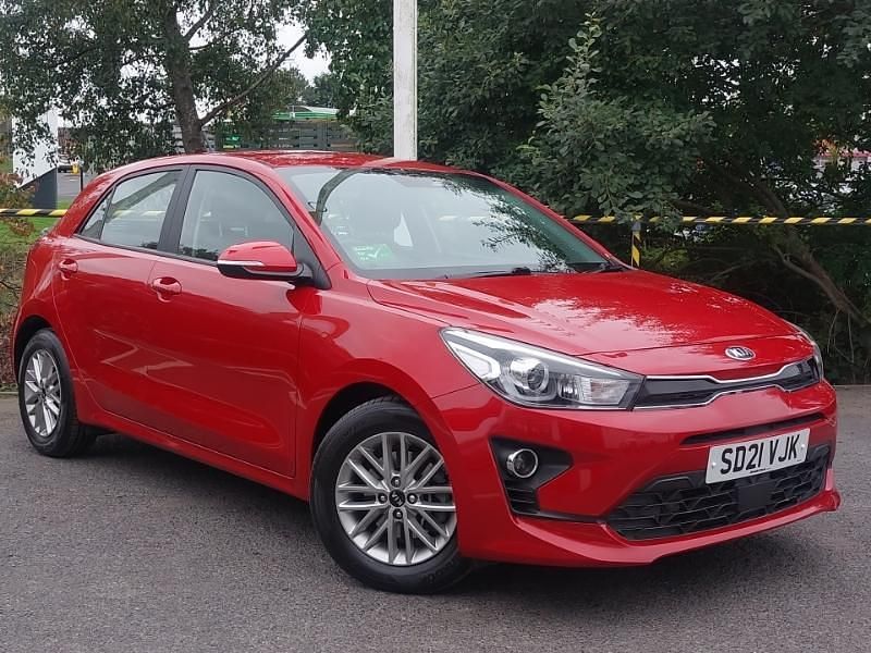 Red Used 2021 Kia Rio Hatchback | £11,498 (A bit pricey) - Image 1/4