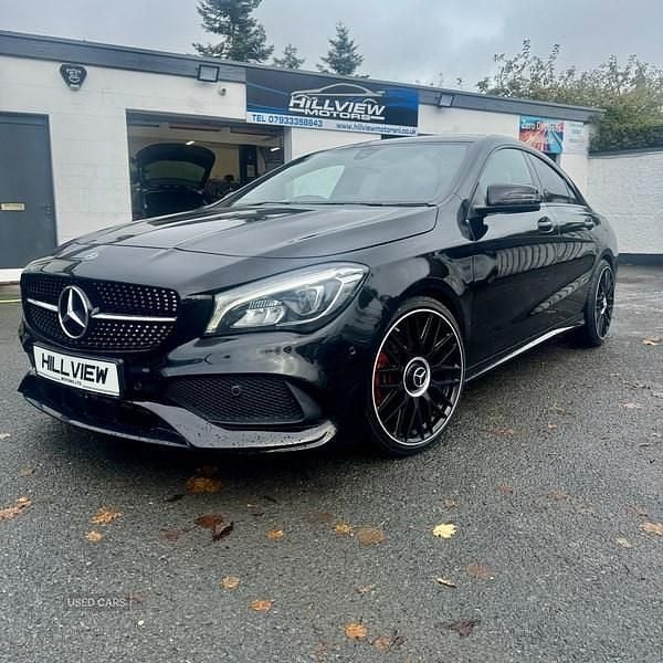 Black Used 2017 Mercedes CLA200 AMG line Sedan | £13,550 (Expensive) - Image 1/4