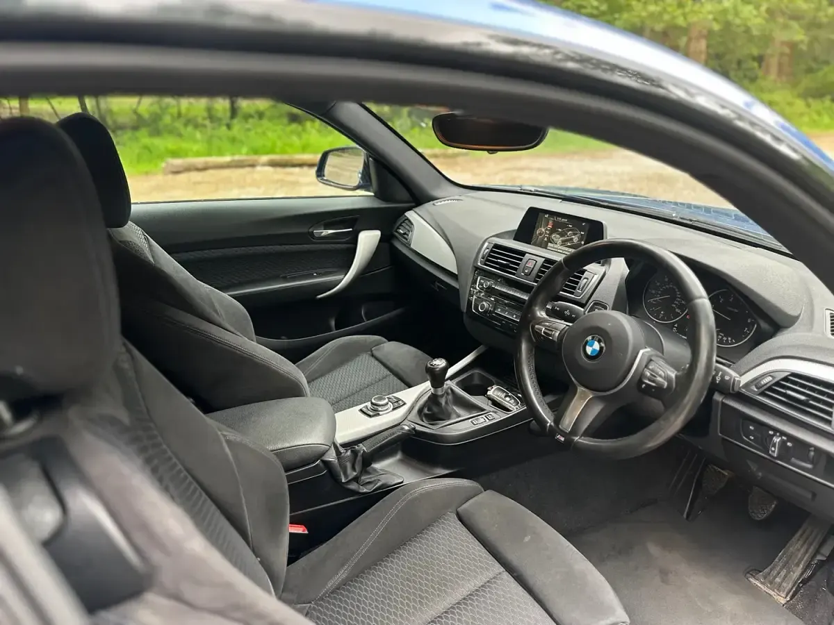 Used BMW 118 M Sport 136 HP (100 kW) 2015 Blue Hatchback