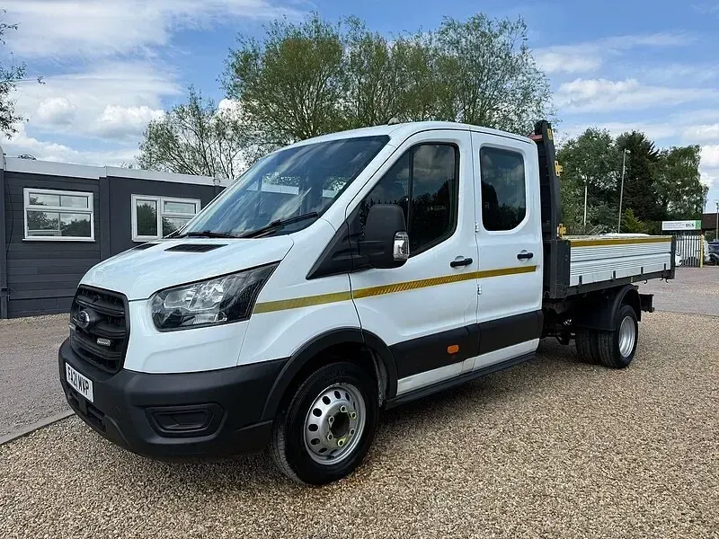 Used Ford Transit 130 HP (95 kW) 2021 White Cabriolet