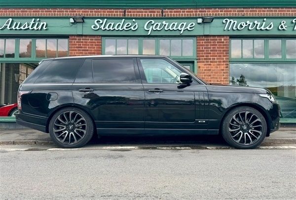 Santorini black metallic Used 2017 Land Rover Range Rover Autobiography SUV | £46,950 - Image 1/1
