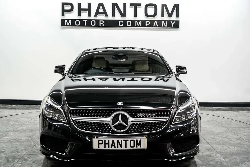 Used Mercedes CLS220 AMG line 177 HP (130 kW) 2017 Black Coupe