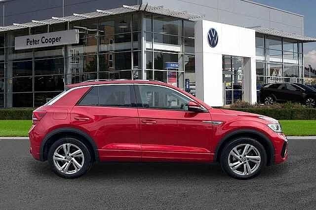 Used VW T-Roc R-line 150 HP (110 kW) 2022 Red SUV