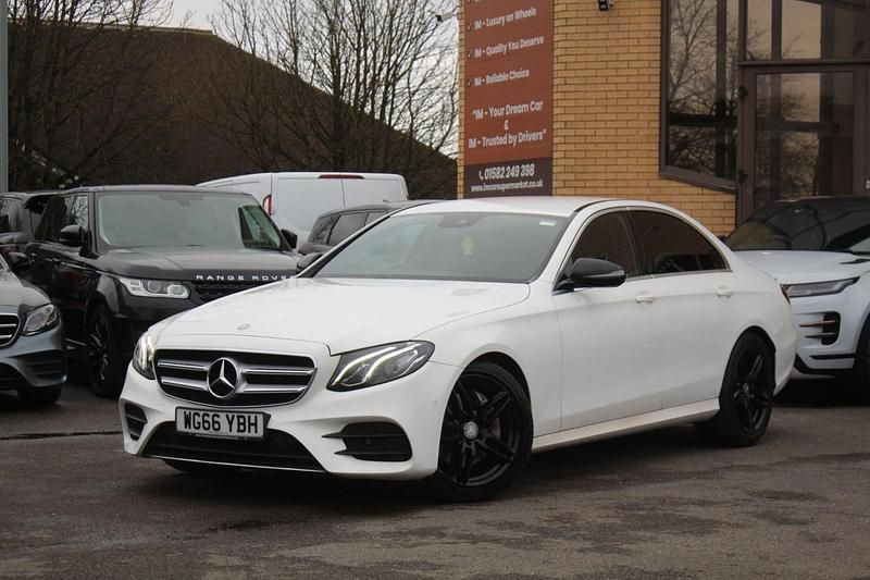 White Used 2016 Mercedes E220 AMG line Sedan | £13,885 (Fair price) - Image 1/4
