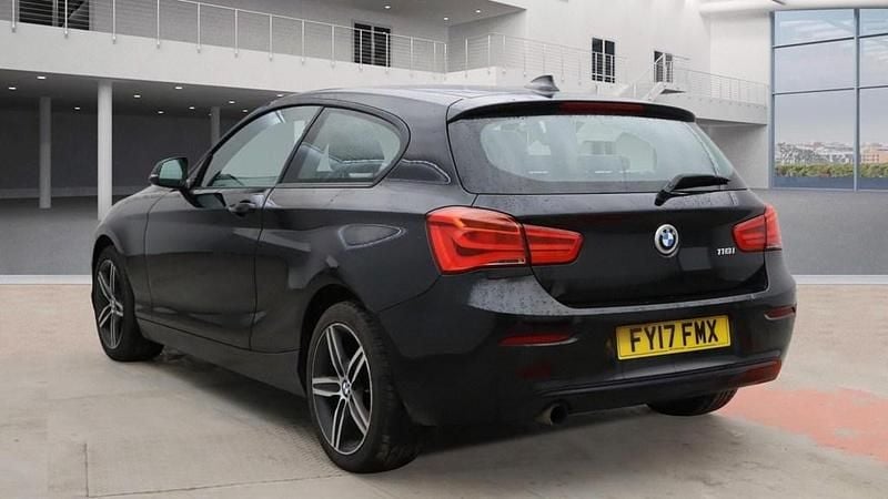 Used BMW 118 Sport Line 2017 Sapphire black Hatchback