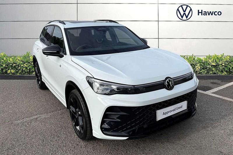 White New 2025 VW Tiguan Black Edition SUV | £49,995 - Image 1/4