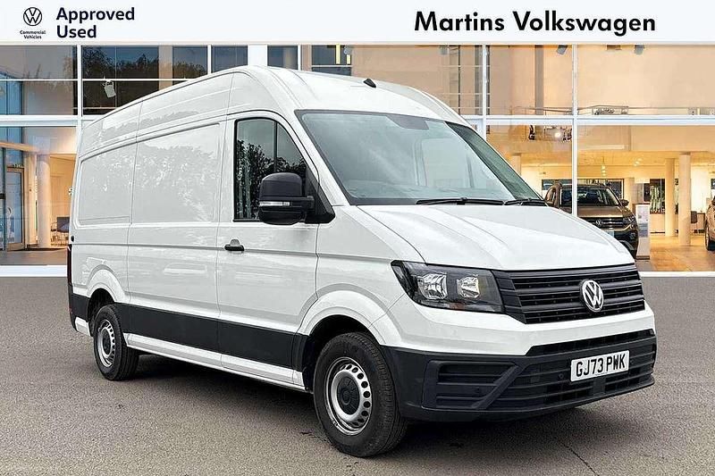 White Used 2023 VW Crafter Trendline Van | £31,194 (Expensive) - Image 1/4