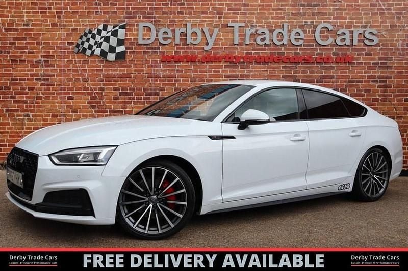 White Used 2017 Audi A5 Sportback S-Line Hatchback | £13,490 (Expensive) - Image 1/4