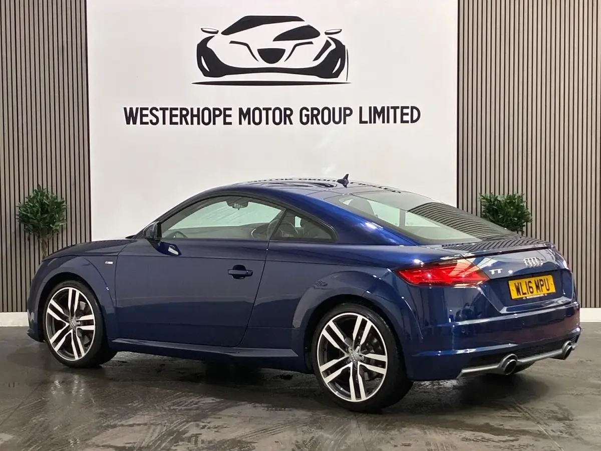 Used Audi TT S-Line 230 HP (169 kW) 2016 Blue Coupe