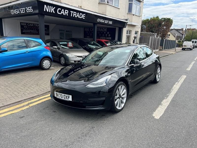 Black Used 2020 Tesla Model 3 Long Range Sedan | £11,995 (Fair price) - Image 1/4