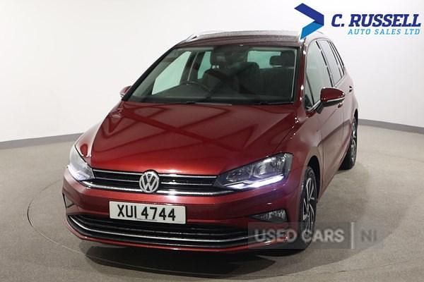 Used VW Golf Sportsvan Match 2019 Red MPV