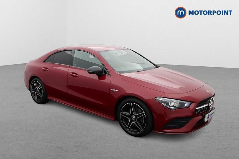 Red Used 2022 Mercedes CLA200 Executive Coupe | £24,799 (Fair price) - Image 1/4