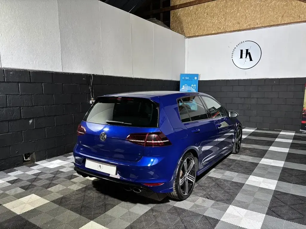 Used VW Golf VII R 2016 Blue Hatchback