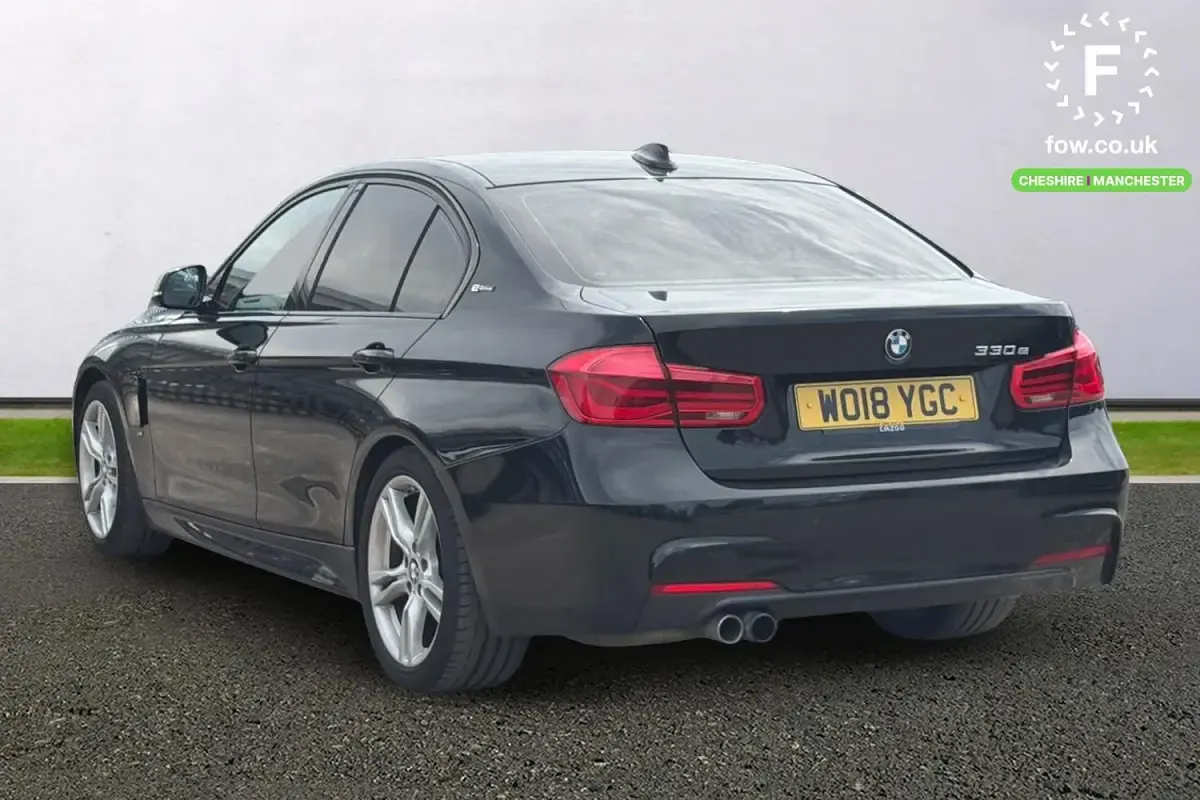Used BMW 330e M Sport 2018 Black Sedan