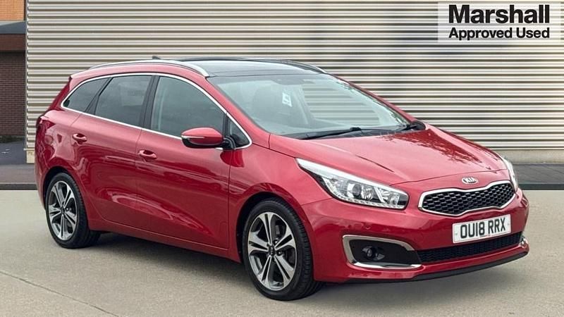 Red Used 2018 Kia Ceed 4 Estate | £11,990 (Fair price) - Image 1/4