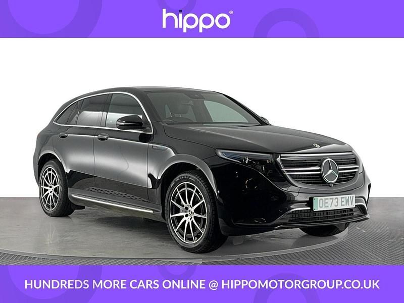 Used Mercedes EQC400 AMG line 300 kW (408 HP) 2023 Black SUV