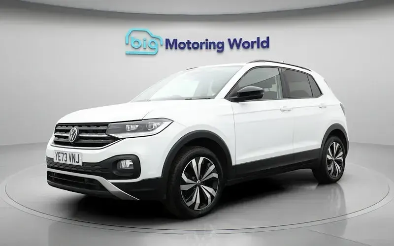 Used VW T-Cross Black Edition 95 HP (69 kW) 2023 White SUV