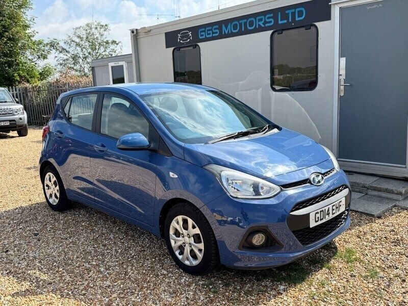 Blue Used 2014 Hyundai i10 SE Hatchback | £4,695 (Fair price) - Image 1/3