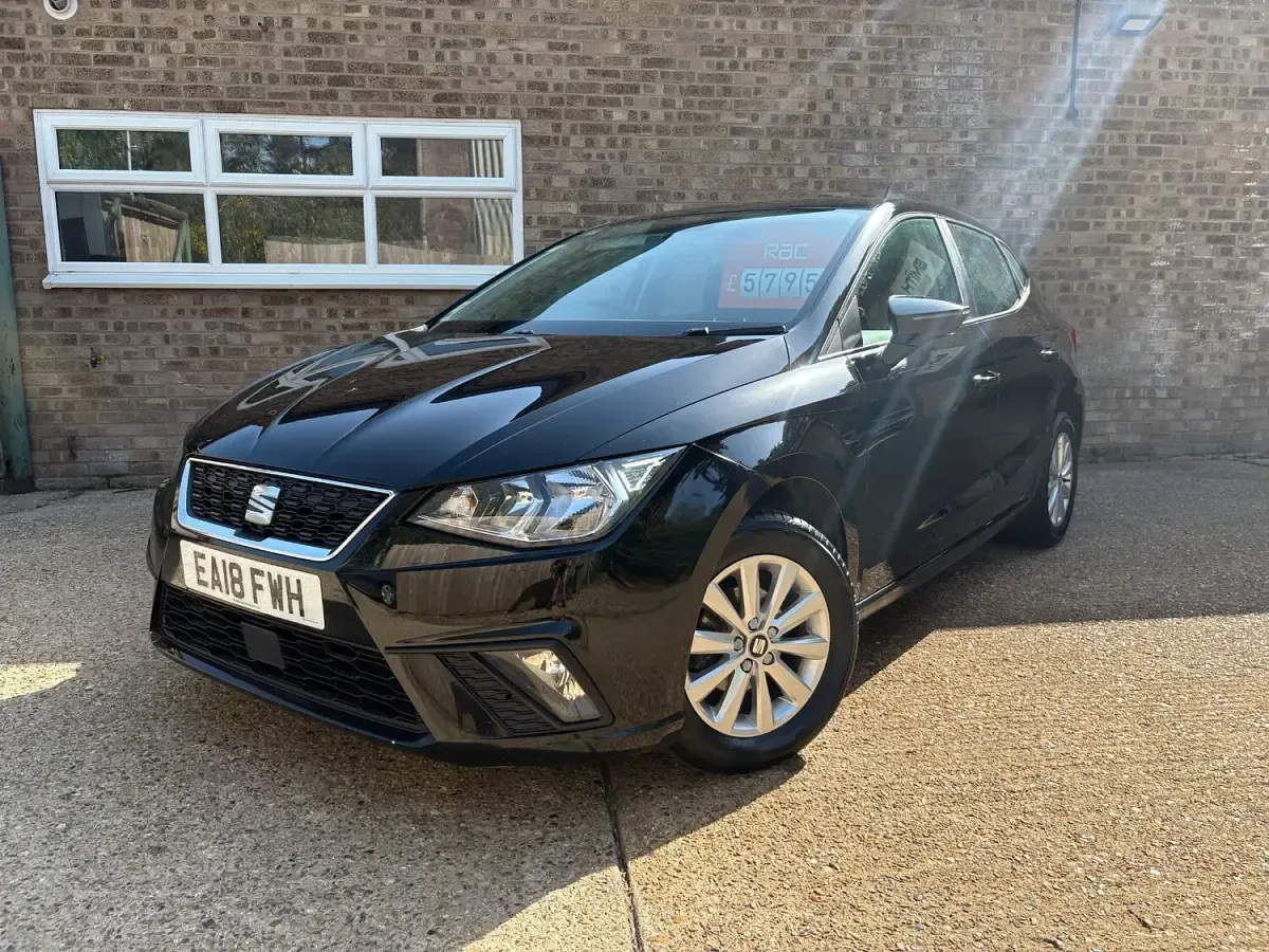 Used Seat Ibiza SE Technology 75 HP (55 kW) 2018 Black Hatchback
