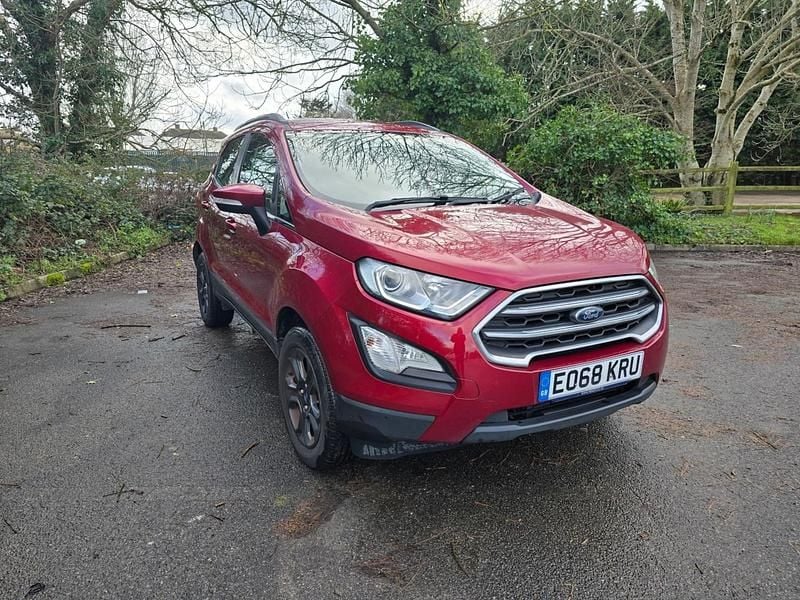 Used Ford Ecosport Zetec 125 HP (91 kW) 2018 Red SUV