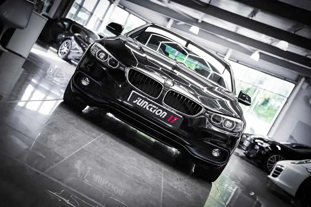 Begagnad BMW 420 Sport Line 2017 Svart Sportkupé