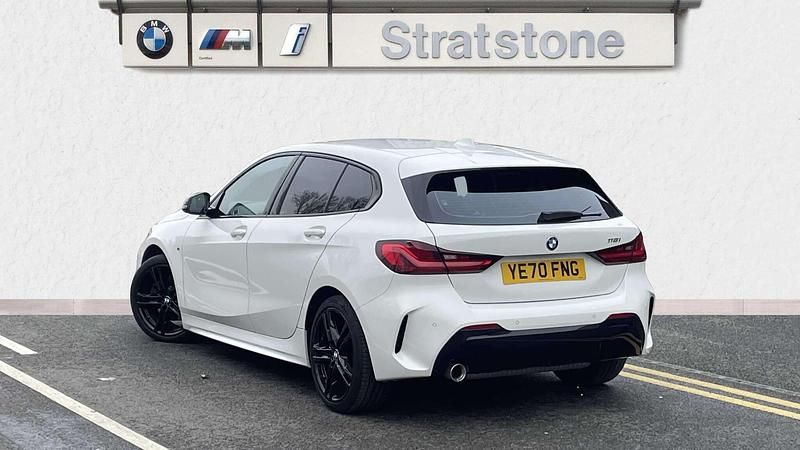 Used BMW 118 M Sport 138 HP (101 kW) 2020 White Hatchback