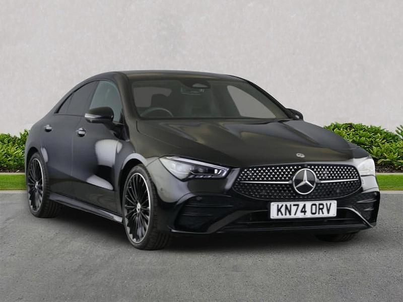 Black Used 2024 Mercedes CLA220 AMG Line Premium Plus Sedan | £33,699 (Expensive) - Image 1/4