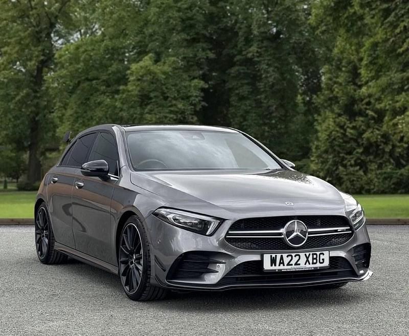 Grey Used 2022 Mercedes A35 AMG Premium Plus Hatchback | £26,995 (Good price) - Image 1/4