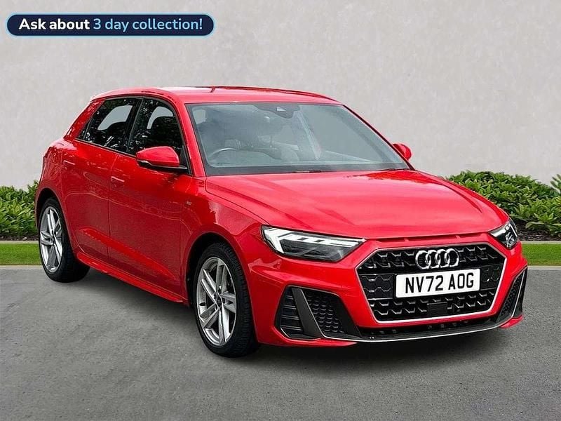 Red Used 2022 Audi A1 S-Line Hatchback | £19,349 (Fair price) - Image 1/4