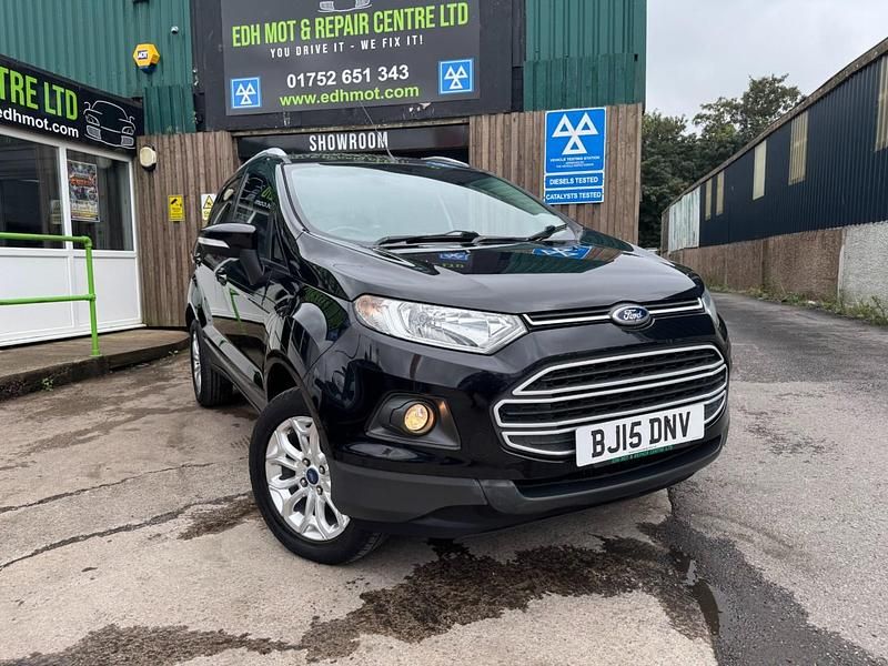 Black Used 2015 Ford Ecosport Zetec SUV | £4,990 (Fair price) - Image 1/3