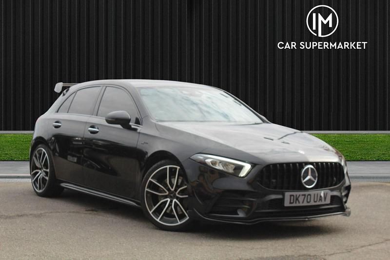 Black Used 2020 Mercedes A35 AMG Premium Hatchback | £21,885 (A bit pricey) - Image 1/4