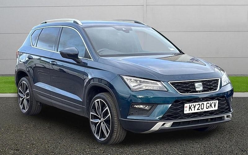 Used Seat Ateca XCELLENCE Lux 150 HP (110 kW) 2020 Blue SUV