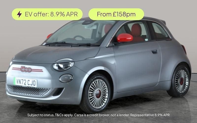 Used 2025 Fiat 500e Red Hatchback | £11,131 (Super price) - Image 1/3