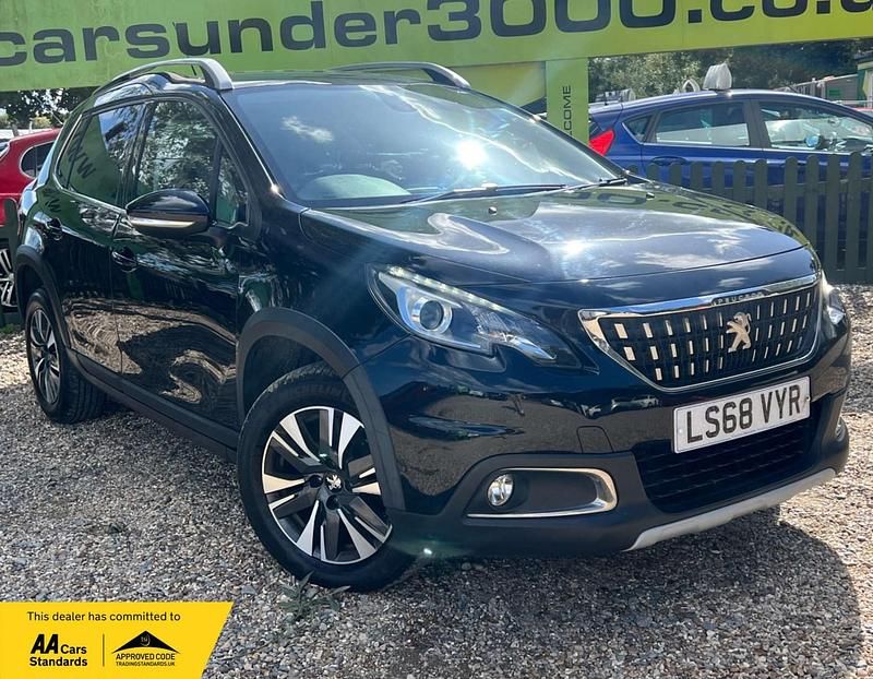 Black Used 2018 Peugeot 2008 Allure Premium SUV | £6,950 (Fair price) - Image 1/4