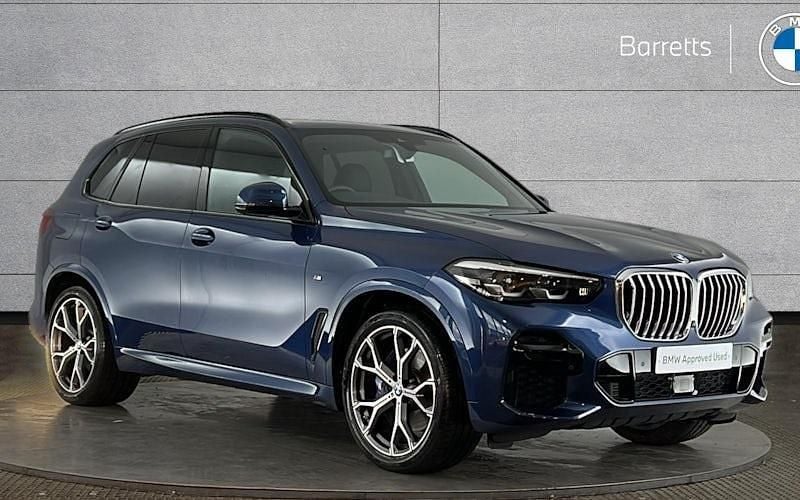 Blue Used 2022 BMW X5 M Sport SUV | £50,990 (Good price) - Image 1/4
