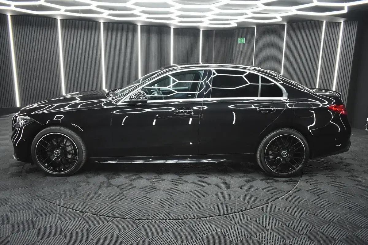 Used Mercedes C300e AMG line 2023 Black Sedan