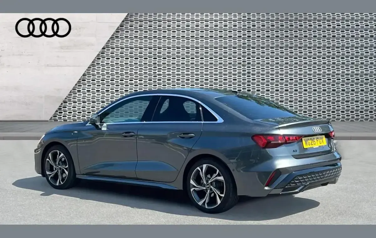 New Audi A3 S-Line 147 HP (108 kW) 2026 Grey Sedan