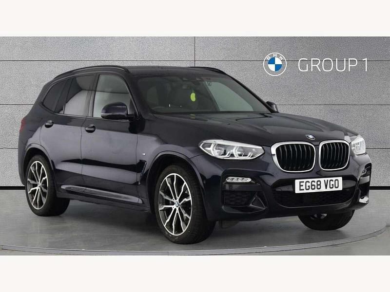 Black Used 2019 BMW X3 M Sport SUV | £26,850 (Good price) - Image 1/4