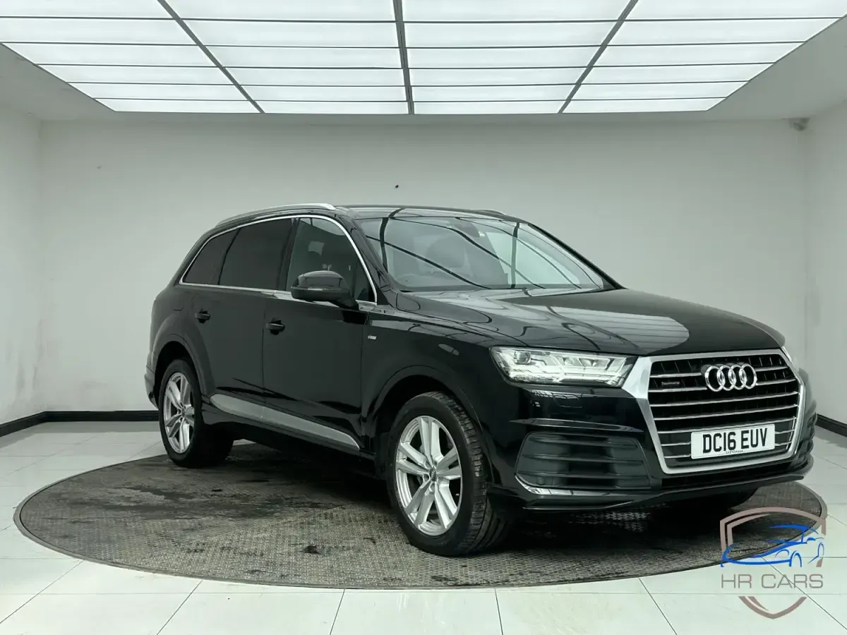 Begagnad Audi Q7 S-Line 218 HK (160 kW) 2016 Svart SUV