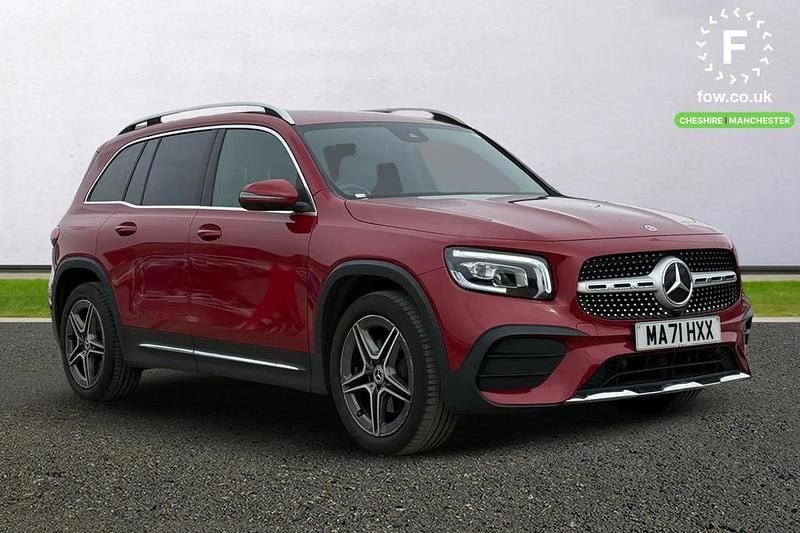 Red Used 2021 Mercedes GLB200 AMG line SUV | £23,299 (Good price) - Image 1/4