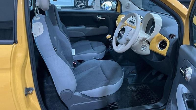 Used Fiat 500 69 HP (50 kW) 2014 Yellow Hatchback