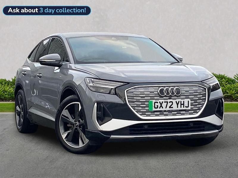 Grey Used 2022 Audi Q4 e-tron S-Line SUV | £26,922 (Good price) - Image 1/4