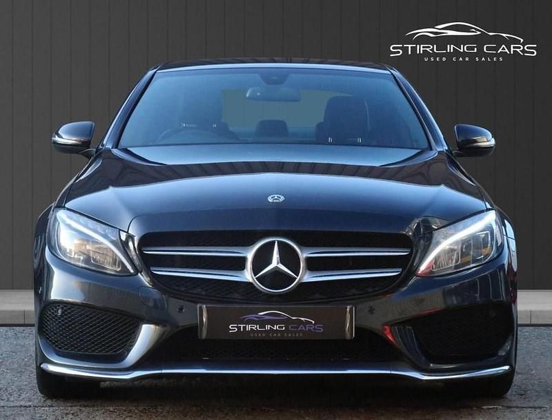 Used Mercedes C200 AMG line 136 HP (100 kW) 2018 Black Sedan